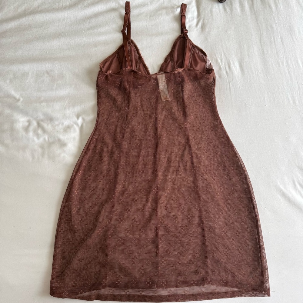 Y2K Lace Mesh Mini Dress - Picture 6 of 6